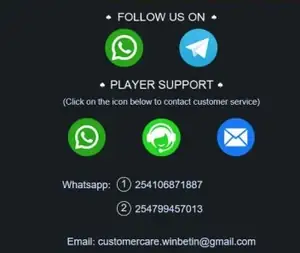 Tuzowins player support: WhatsApp, Telegram, live chat and email